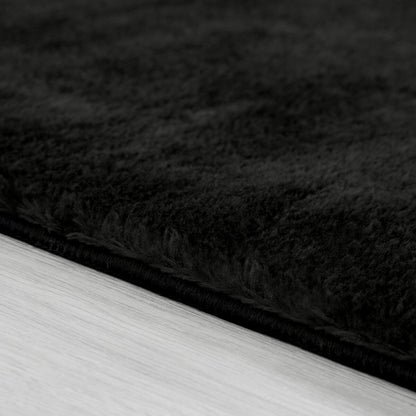 Soft Washable Area Rug with Anti-Slip Backing in solid Colors