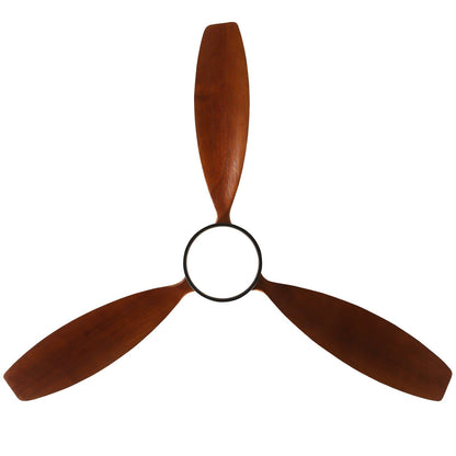 Sofucor 52 Indoor Wood Ceiling Fan Light with Remote, Integrated Light Optional