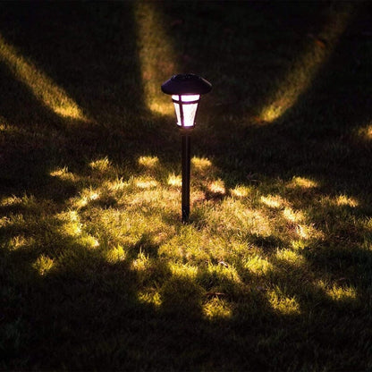 Solar Outdoor Lights Bronze Finshed Landscape Path Lights 6 Pack - 6 Pack