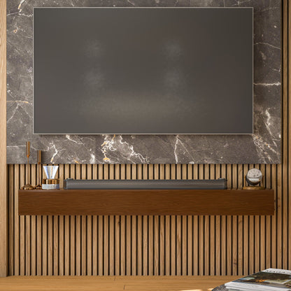 Solid Pine Wall Mounted Fireplace Mantel Floating Shelf