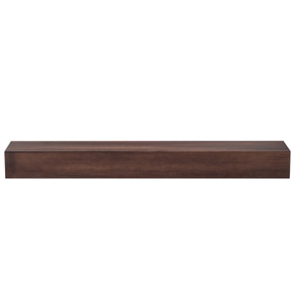 Solid Pine Wall Mounted Fireplace Mantel Floating Shelf