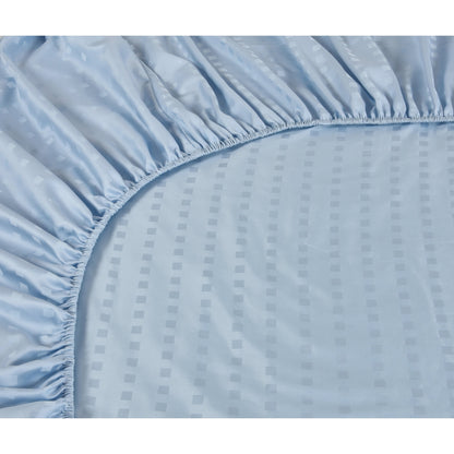 Spring Home 1200 Thread Count 100% Egyptian Cotton Deep Pocket Dobby Striped Sheet Set