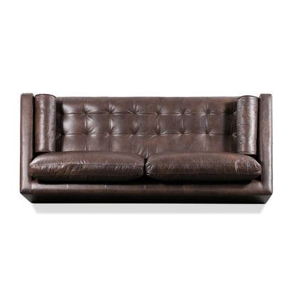 Canapé Napa 88,5 en Poly &amp; Bark - Cuir italien véritable