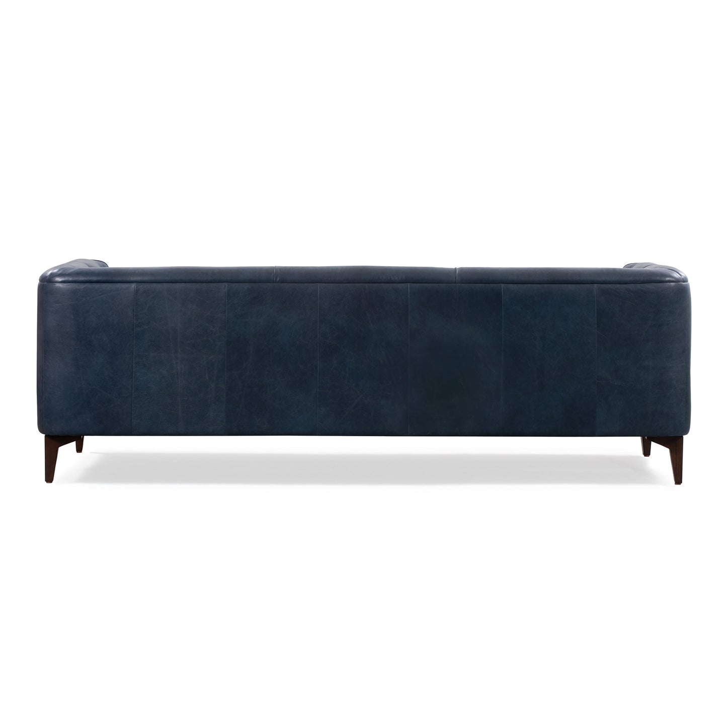 Canapé Poly &amp; Bark Essex 89 - Cuir italien véritable pleine fleur