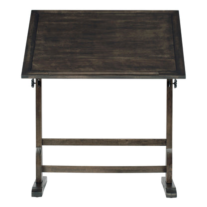 Studio Designs 36-inch Vintage Wood Drafting Table with Angle Adjustable Top for Drawing
