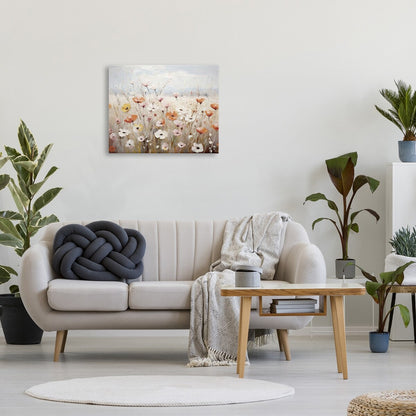Stupell Charming Flower Meadow Canvas Wall Art Design By Ramona Murdock