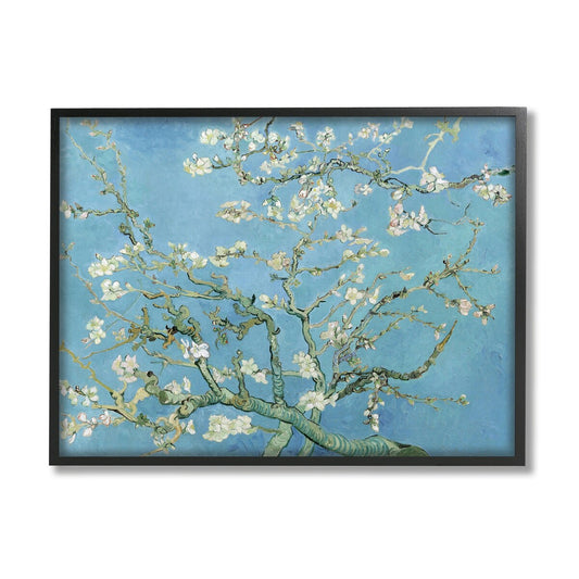 Stupell Almond Blossoms Vincent van Gogh Classic Tree Blossom Painting Framed Wall Art, Design by one1000paintings