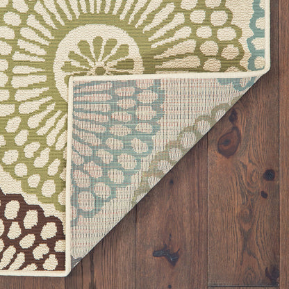 Vista Home Malta Medallions Multi-colored Indoor-Outdoor Rug