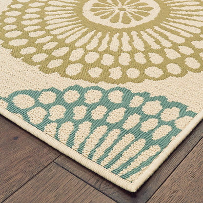 Vista Home Malta Medallions Multi-colored Indoor-Outdoor Rug