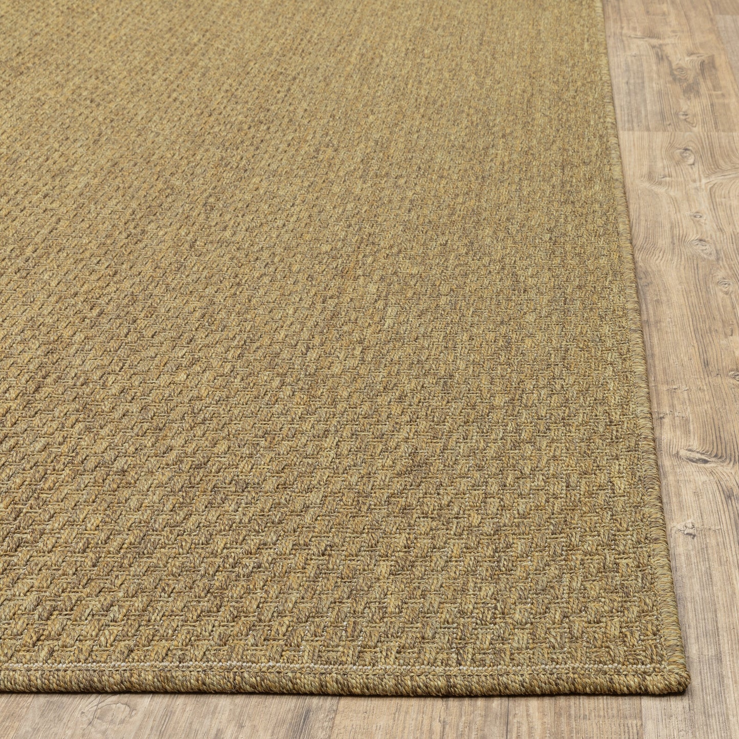 Style Haven Veranda Tonal Woven Basket Weave Indoor-Outdoor Rug