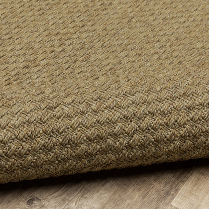 Style Haven Veranda Tonal Woven Basket Weave Indoor-Outdoor Rug
