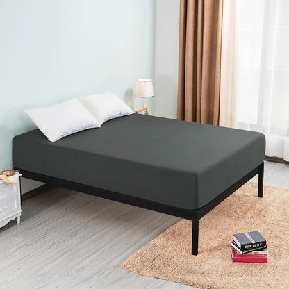 Subrtex Premium Microfiber 15-inch Deep Pocket Fitted Sheet