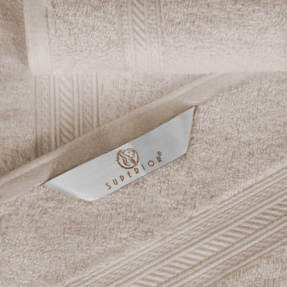 Superior 6-piece Plush Long Staple Combed Cotton Towel Set