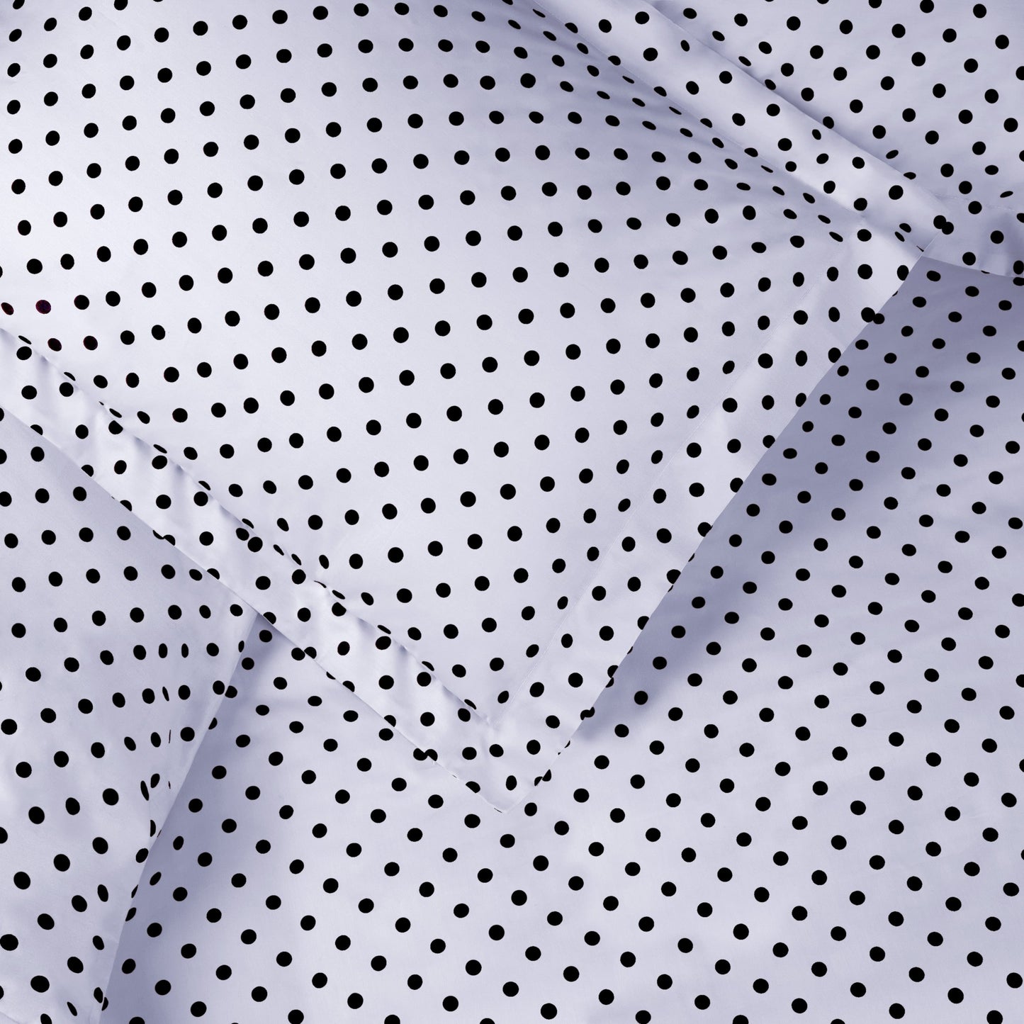 Superior Thread Count 600TC Polka Dot Cotton Blend Duvet Cover Set
