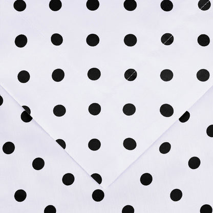 Superior Thread Count 600TC Polka Dot Cotton Blend Duvet Cover Set