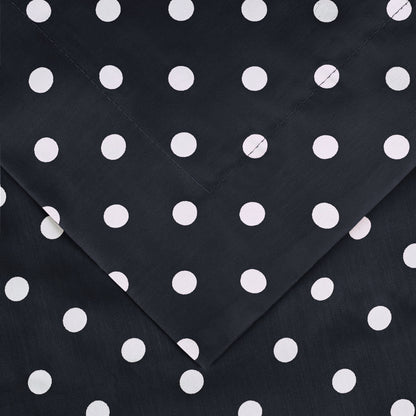 Superior Thread Count 600TC Polka Dot Cotton Blend Duvet Cover Set