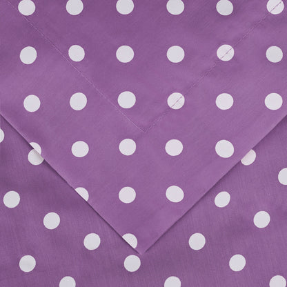 Superior Thread Count 600TC Polka Dot Cotton Blend Duvet Cover Set