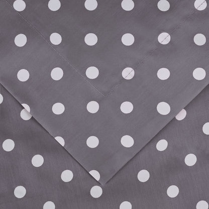 Superior Thread Count 600TC Polka Dot Cotton Blend Duvet Cover Set