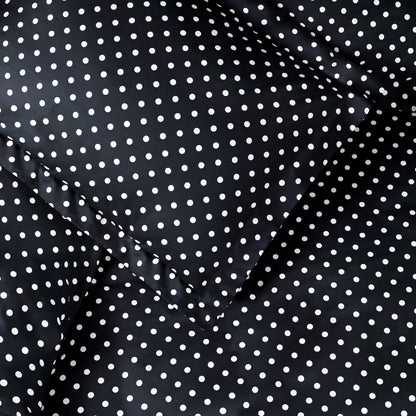 Superior Thread Count 600TC Polka Dot Cotton Blend Duvet Cover Set