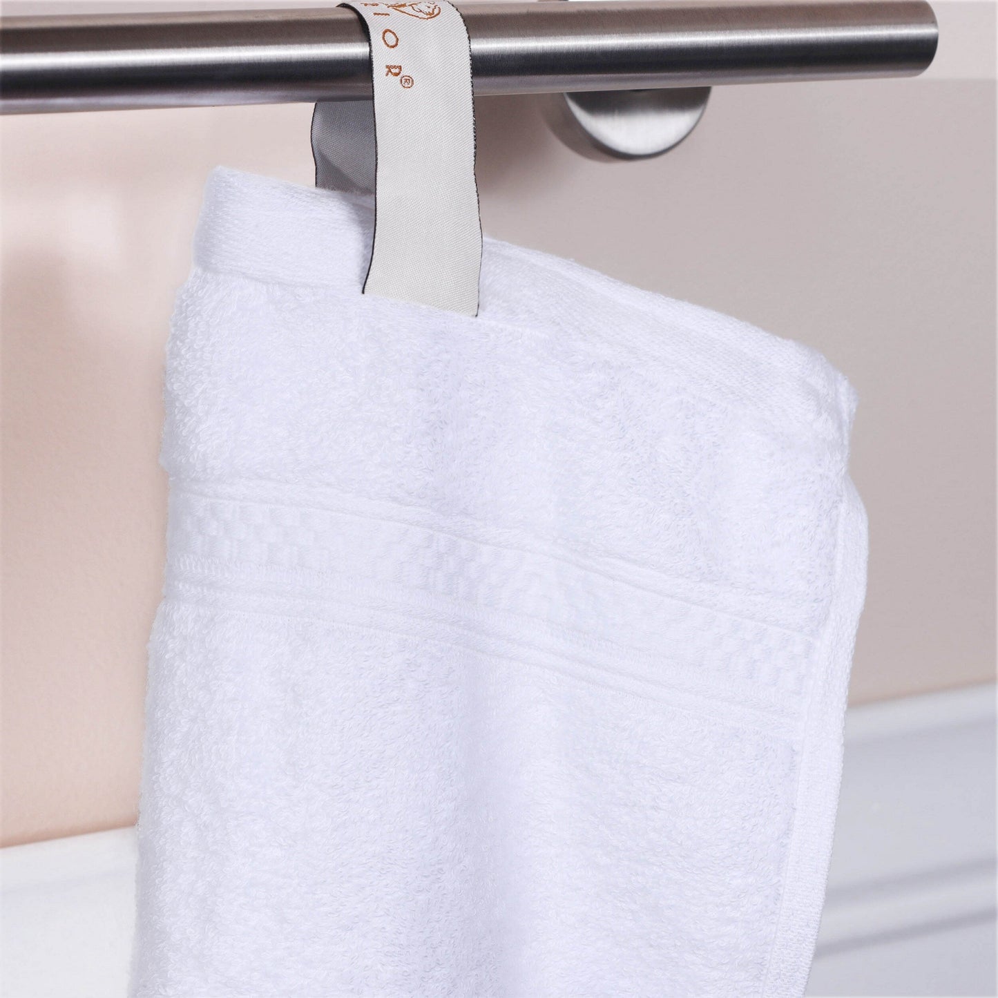 Superior 8 Piece Bath Towel Set, Rayon From Bamboo and Cotton