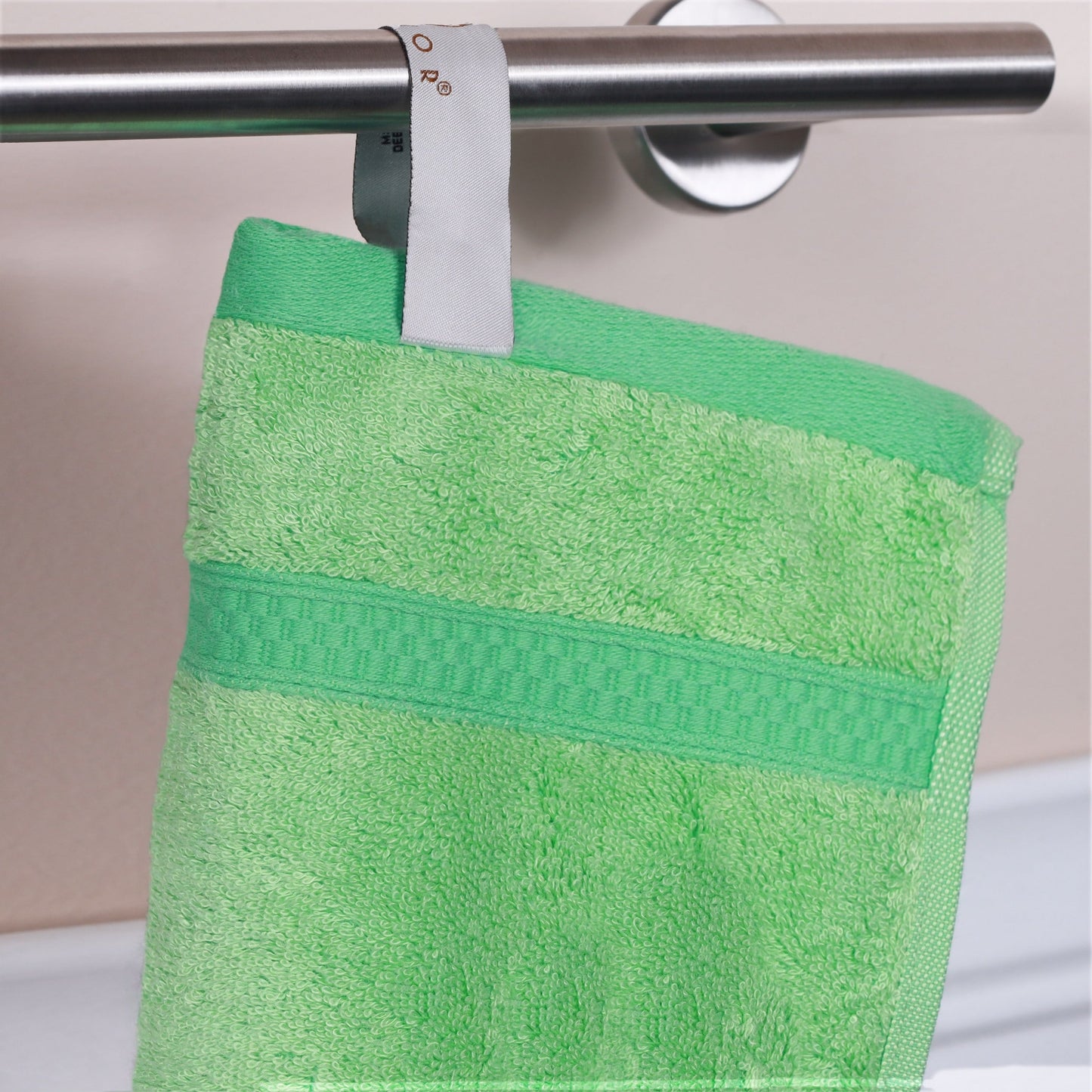 Superior 8 Piece Bath Towel Set, Rayon From Bamboo and Cotton