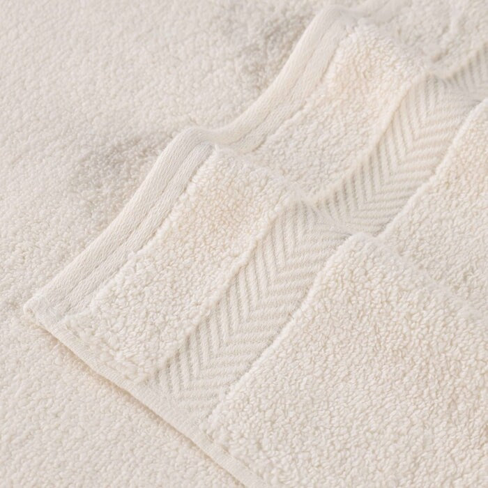 Superior Absorbent Zero Twist Cotton Bath Towel (Set of 2)