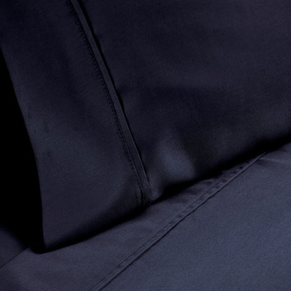 Superior Cotton Blend 1200 Thread Count Solid Deep Pocket Bed Sheet Set