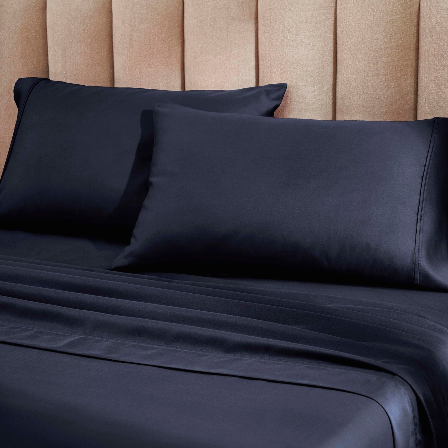 Superior Cotton Blend 1200 Thread Count Solid Deep Pocket Bed Sheet Set