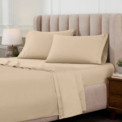 Superior Egyptian Cotton 1000 Thread Count Deep Pocket Solid Sheet Set