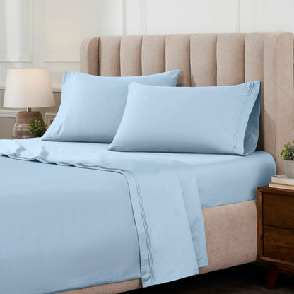 Superior Egyptian Cotton 1000 Thread Count Deep Pocket Solid Sheet Set