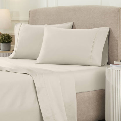 Superior Egyptian Cotton 1200 Thread Count Eco-Friendly Solid Sheet Set