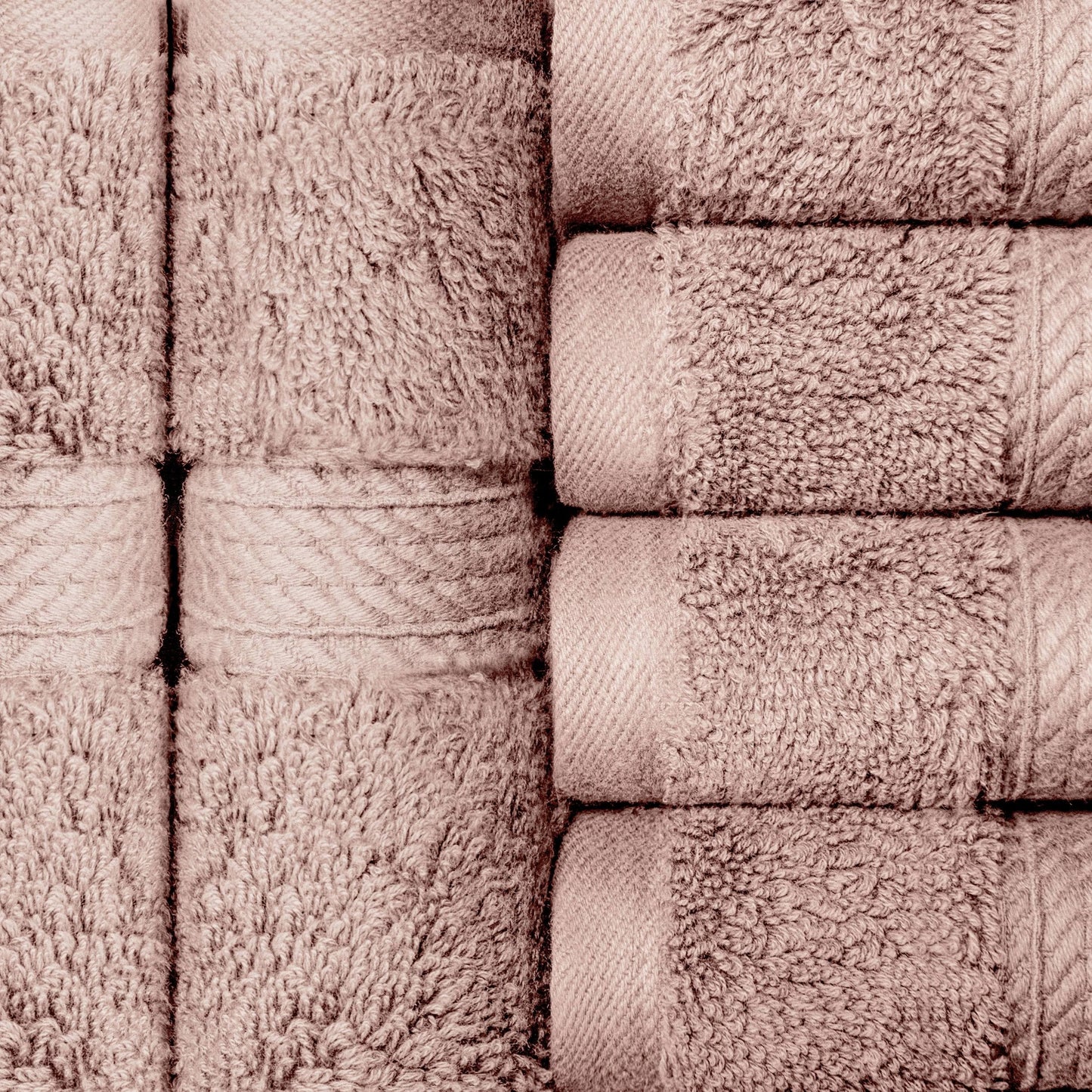 Superior Egyptian Cotton Pile Heavyweight Face Towel Set of 6