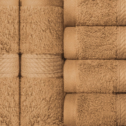 Superior Egyptian Cotton Pile Heavyweight Face Towel Set of 6