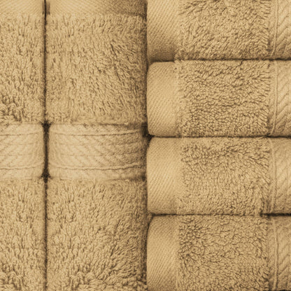 Superior Egyptian Cotton Pile Heavyweight Face Towel Set of 6