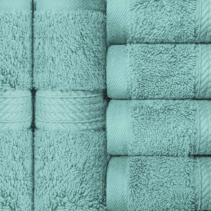 Superior Egyptian Cotton Pile Heavyweight Face Towel Set of 6