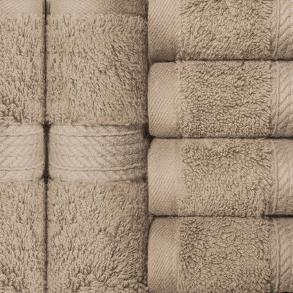Superior Egyptian Cotton Pile Heavyweight Face Towel Set of 6