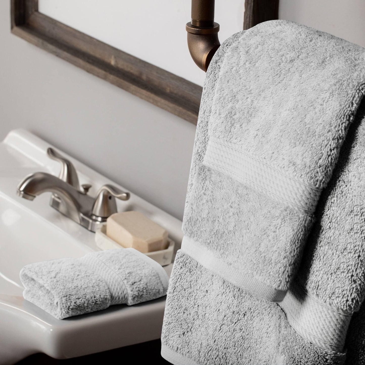 Superior Egyptian Cotton Pile Heavyweight 3-Piece Towel Set