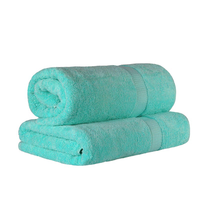 Superior Egyptian Cotton Pile Heavyweight Bath Sheet Set of 2