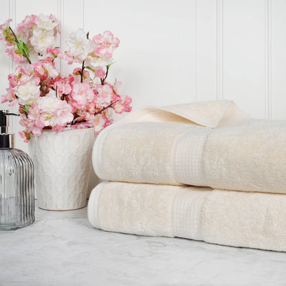 Superior Egyptian Cotton Pile Heavyweight Bath Sheet Set of 2