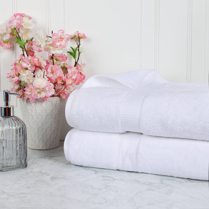 Superior Egyptian Cotton Pile Heavyweight Bath Sheet Set of 2