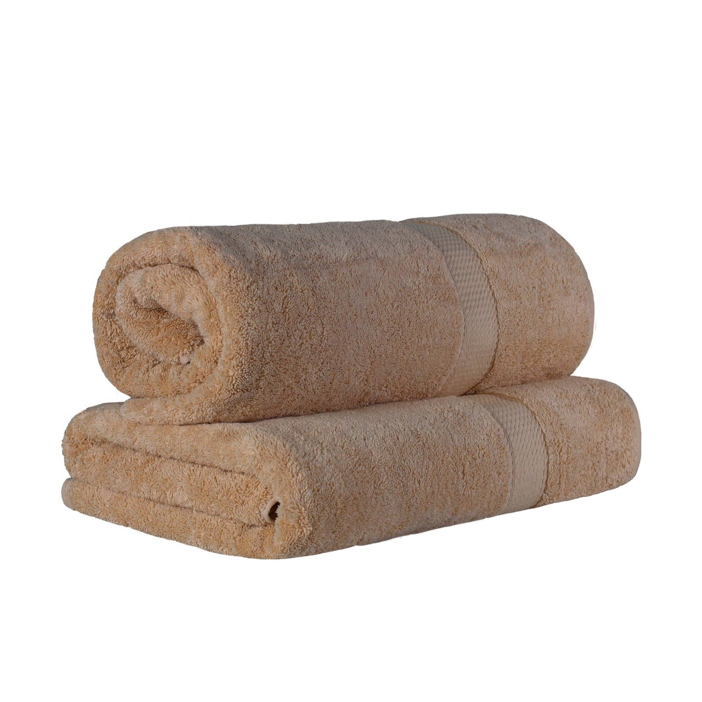 Superior Egyptian Cotton Pile Heavyweight Bath Sheet Set of 2