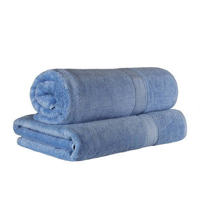 Superior Egyptian Cotton Pile Heavyweight Bath Sheet Set of 2