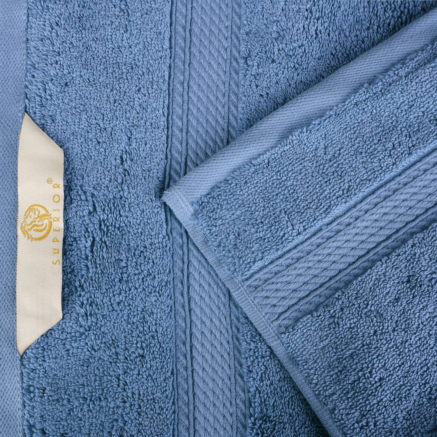 Superior Egyptian Cotton Pile Heavyweight Bath Sheet Set of 2