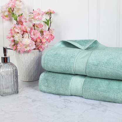 Superior Egyptian Cotton Pile Heavyweight Bath Sheet Set of 2