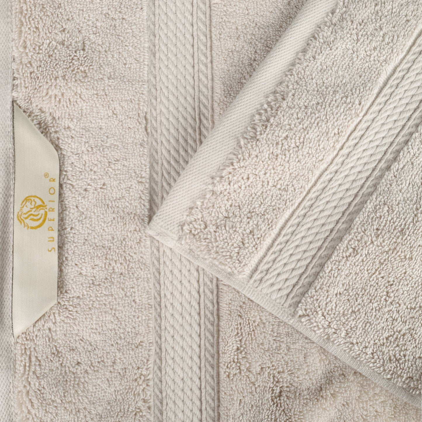 Superior Egyptian Cotton Pile Heavyweight Bath Sheet Set of 2