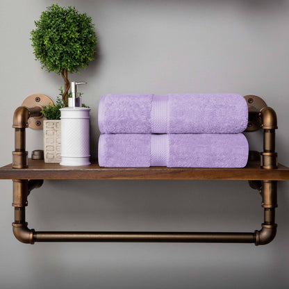 Superior Egyptian Cotton Pile Heavyweight Bath Towel Set of 2