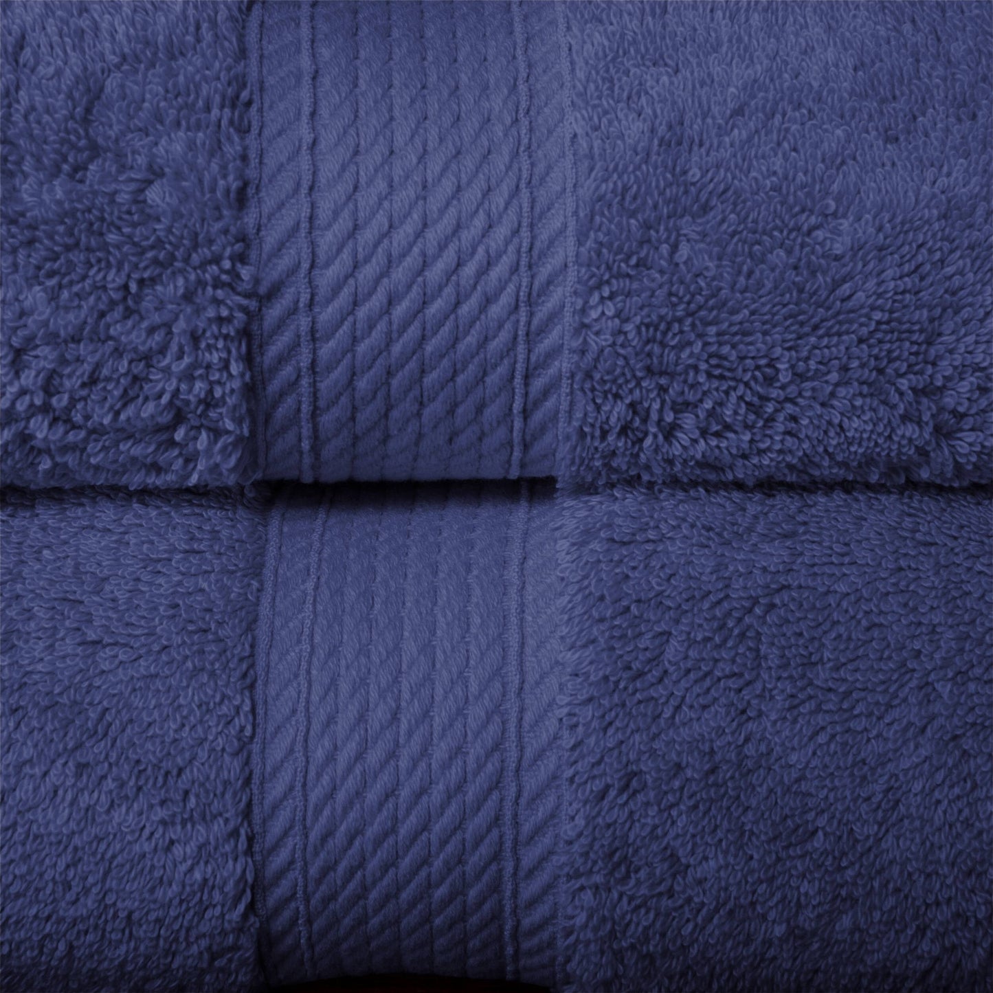 Superior Egyptian Cotton Pile Heavyweight Bath Towel Set of 2