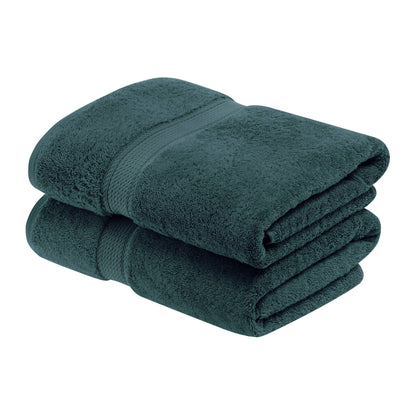 Superior Egyptian Cotton Pile Heavyweight Bath Towel Set of 2