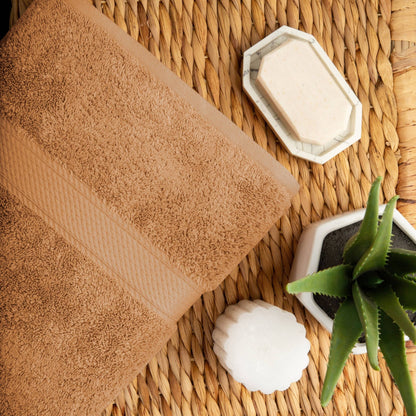 Superior Egyptian Cotton Pile Heavyweight Bath Towel Set of 2