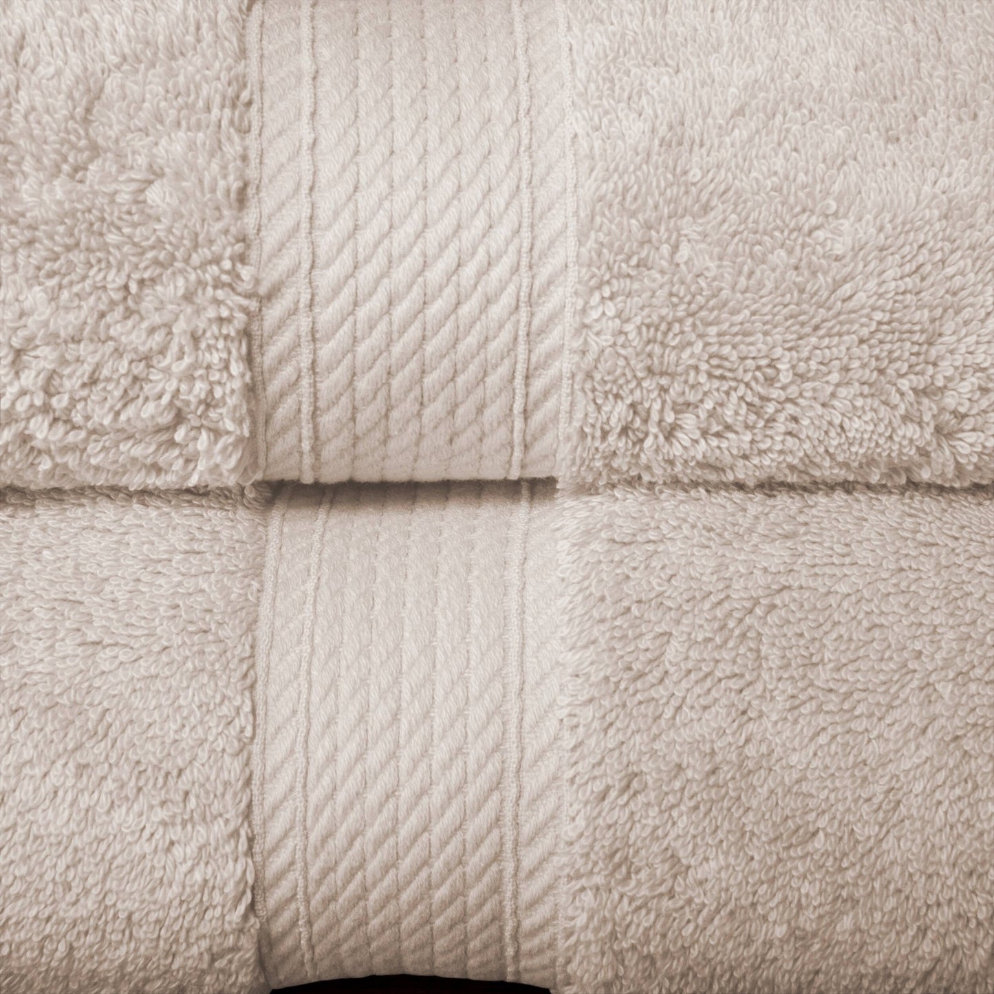 Superior Egyptian Cotton Pile Heavyweight Bath Towel Set of 2